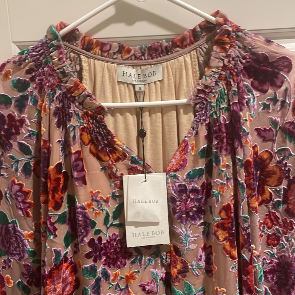BNWT Hale Bob Stevie Silk Top, Size Medium - Picture 4 of 6